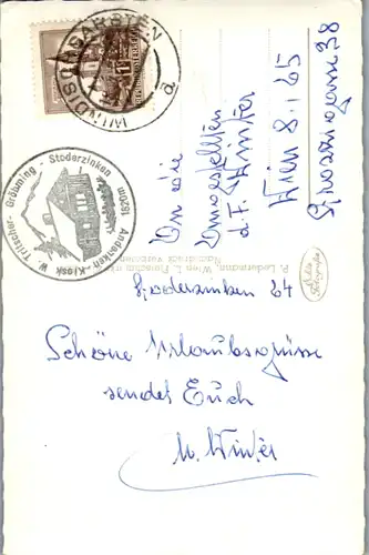 10027 - Steiermark - Gröbming , Stoderzinken Straße , Auto - gelaufen 1964