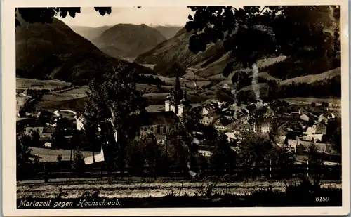 10071 - Steiermark - Mariazell gegen Hochschwab - gelaufen 1933