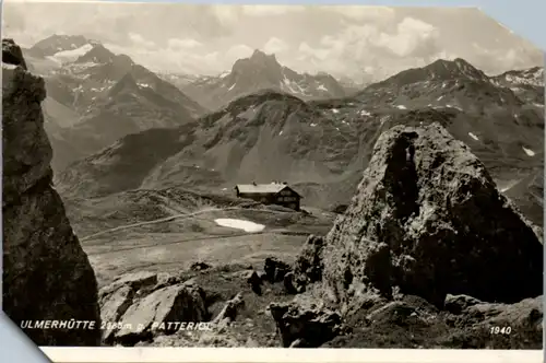 10088 - Vorarlberg - Ulmerhütte gegen Patteriol - gelaufen 1942