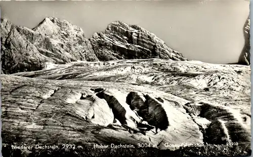 10089 - Steiermark - Niederer Dachstein , Hoher Dachstein , Gosau Gletscher - nicht gelaufen 1959