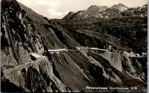 10092 - Vorarlberg - Flexenstraße am Arlberg  - gelaufen 1953