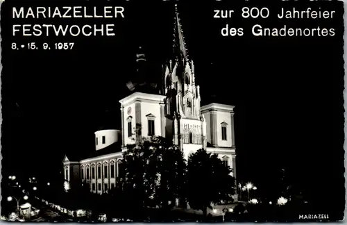 10113 - Steiermark - Mariazeller Festwoche 1957 , Basilika - nicht gelaufen