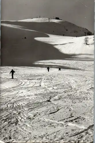 10118 - Salzburg - Mauterndorf im Lungau , Sessellift auf Großeck mit Speiereckhütte - gelaufen 1965