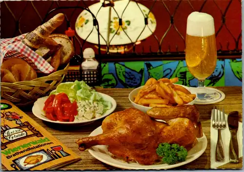 10486 - Deutschland - Wienerwald , Heute bleibt die Küche kalt - wir gehen in den Wienerwald , Werbekarte - gelaufen 1968