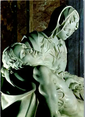 10498 - Italien - Rom , Die Pietá , Michelangelos in der Basilika von Heiligem Peter , Besenderneit , Christentum - nicht gelaufen