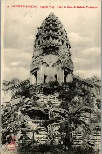 10543 - Kambodscha - Ruines D' Ankor , Ankor Wat. , Tour de Coin de Galerie Exterieure - nicht gelaufen