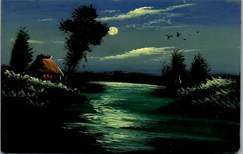 10548 - Künstlerkarte - Japan , Motiv , Malerei - nicht gelaufen