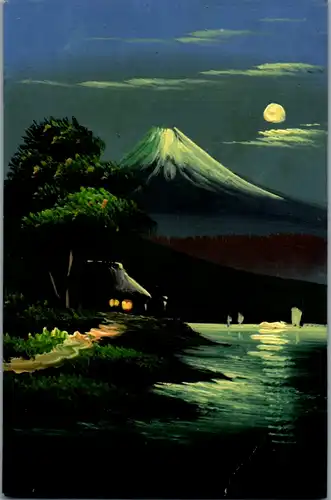 10549 - Künstlerkarte - Japan , Motiv , Malerei - nicht gelaufen