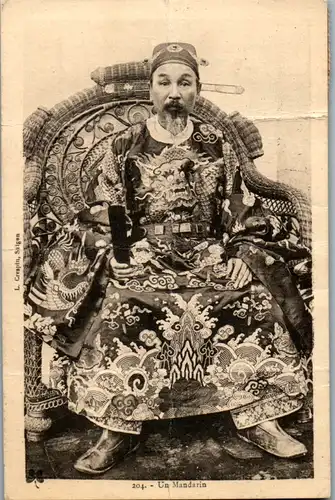 10550 - Indo China - Un Mandarin - gelaufen 1925