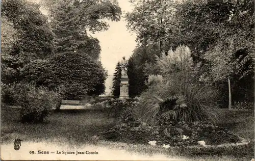 10565 - Frankreich - Sens , Le Square Jean Cousin - gelaufen