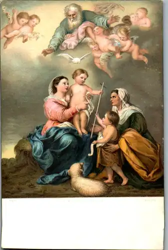 10577 - Künstlerkarte - La Vierge de Seville , Murillo - nicht gelaufen