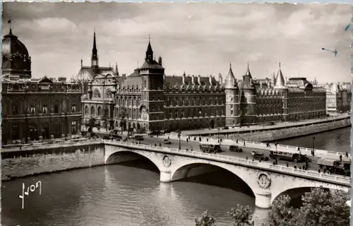 10604 - Frankreich - Paris , En Flanant , Le Palais de Justice et le Pont au Change - nicht gelaufen