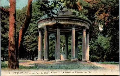 10612 - Frankreich - Versailles , Le Parc du Petit Trianon , Le Temple de l' Amour - nicht gelaufen