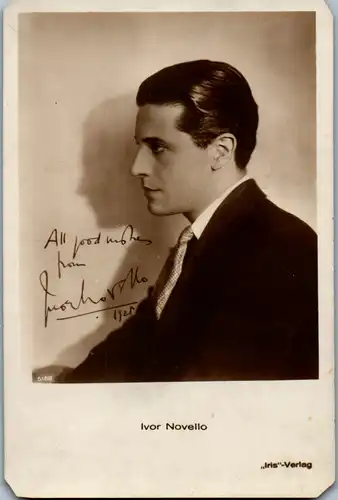 10637 - Schauspieler - Igor Novello mit Widmung v. 1925