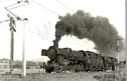 10670 - Aufnahme - Dampflokomotive , Zug - nicht gelaufen