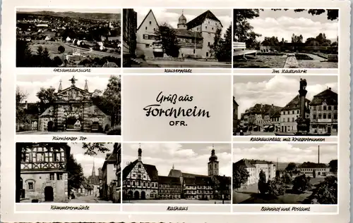 10680 - Deutschland - Forchheim , Kaiserplatz , Kammermühle , Bahnhof , Mehrbildkarte - nicht gelaufen