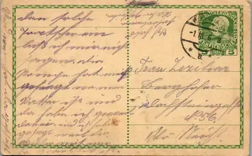 10686 - Österreich - Ganzsache Wiener Neustadt - gelaufen