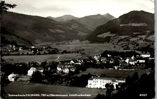 10708 - Steiermark - Kalwang , Unfallkrankenhaus , Panorama - gelaufen 1963