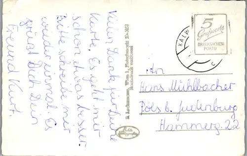 10708 - Steiermark - Kalwang , Unfallkrankenhaus , Panorama - gelaufen 1963