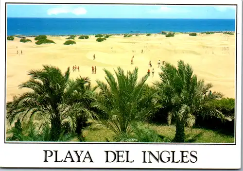 10734 - Spanien - Gran Canaria , Englischer Strand , Playa del Ingles - gelaufen