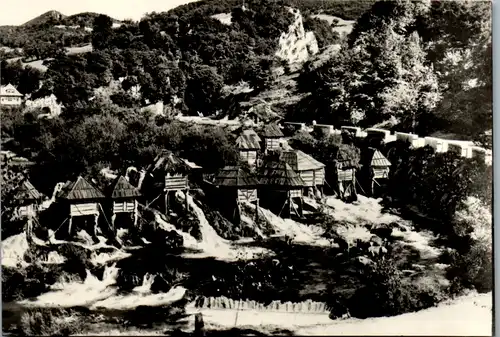 10741 - Bosnien - Jajce , Mlinovi na obali Plive , Wassermühlen - nicht gelaufen 1959