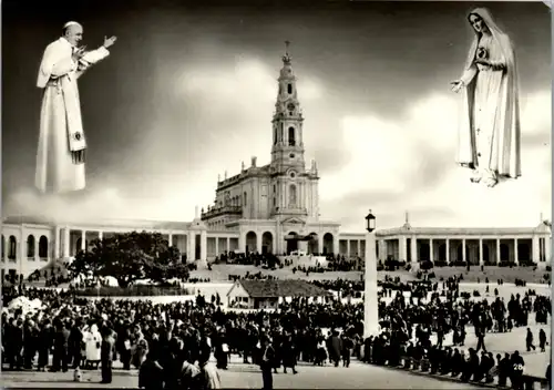 10747 - Portugal - Fatima , Santuario , Peregrinos - nicht gelaufen 1958