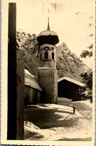 10822 - Motiv - Kirche in verschneiter Landschaft - gelaufen 1943