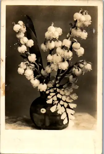 10826 - Motiv - Blumen , Maiglöckchen - gelaufen 1950