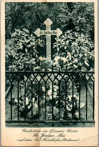 10841 - Deutschalnd - Dortmund , Grabstätte Br. Jordan Mai , Ost Friedhof zu Dortmund - gelaufen 1942