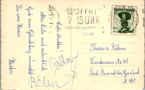 10843 -  - Zum Geburtstag herzlichen Glückwunsch , Blumen , Rosen - gelaufen