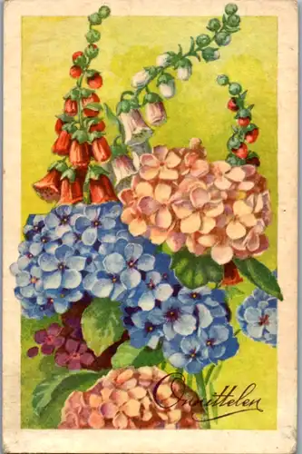 10849 - Motiv - Blumen - gelaufen 1944