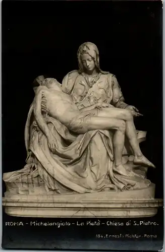 10850 - Italien - Roma , Michelangiolo , La Pieta , Chiesa du S. Pietro - gelaufen