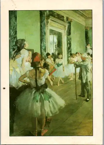 10911 - Künstlerkarte - Die Tanzklasse , Degas Edgar , Hilaire Germain Edgar de Gas - nicht gelaufen