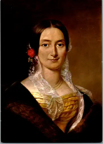 10929 - Künstlerkarte - Schloss Schenna bei Meran , Gräfin Anna , Anna Plochl , Gemahlin Erzherzog Johann - nicht gelaufen