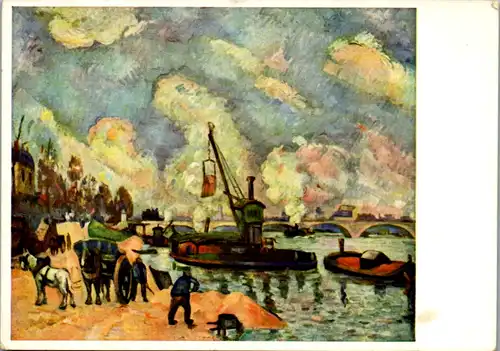 10980 - Künstlerkarte - Die Seine , Bruckmanns Bildkarte Nr. 52 - gelaufen 1964