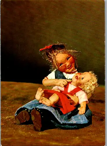 11008 -  - Puppe , Kommt a Mauser'l , sucht a Hauser'l , wo wird's rasten , in dein Speckkasten - nicht gelaufen