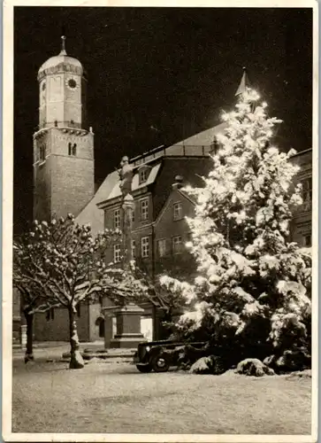 11010 -  - Kirche mit Tanne im Winter