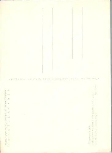 11017 - Künstlerkarte - Blumenstillleben , signiert M. Louise Towae Annik - nicht gelaufen