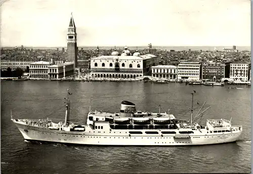 11022 - Italien - Venise , Adriatica Societe de Navigation , Paquebot San Marco , Schiff - nicht gelaufen