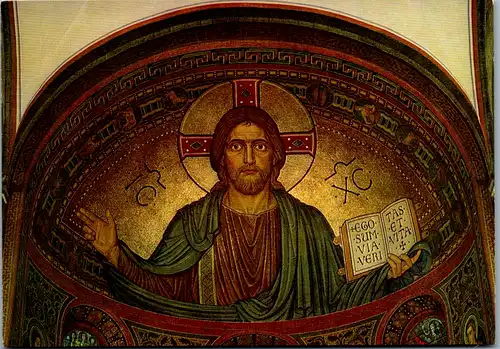 11025 - Deutschland - Maria Laach , Abteikirche , Christusbild der Hauptapsis - nicht gelaufen