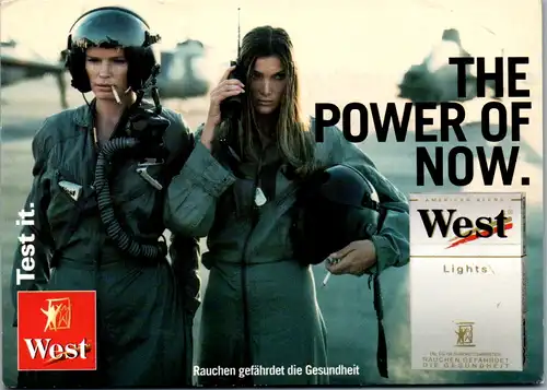 11031 -  - West , Test it , Zigaretten , Werbekarte - nicht gelaufen