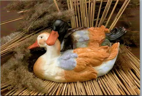 11033 - Schöne Künste - Herend , Herendi Porcelánmúzeum , Entenpaar - nicht gelaufen