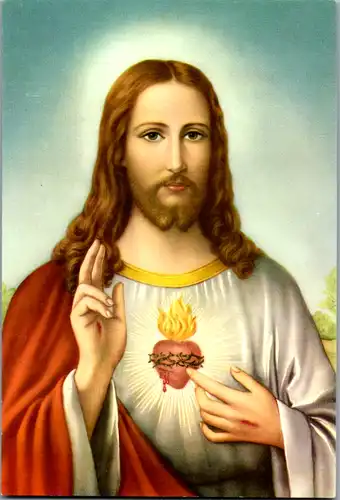 11048 - Christentum , Jesus - Sacro Cuore di Gesù - nicht gelaufen