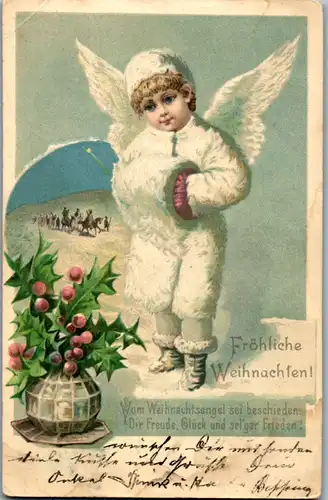 11067 -  - Fröhliche Weihnachten - gelaufen 1906