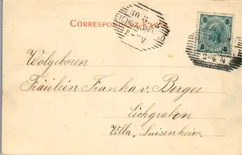 11079 - Oberösterreich - Ischl , Bad Ischl , Totalansicht - gelaufen 1903