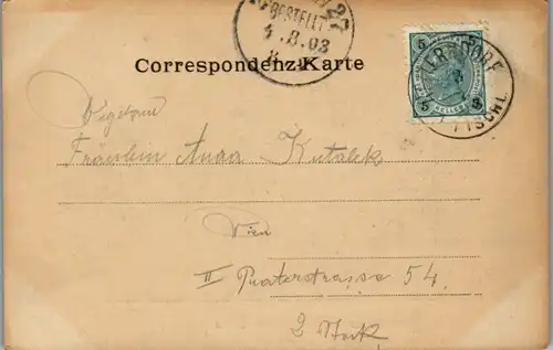 11089 - Oberösterreich - Ischl v. Siriuskogel gegen Osten - gelaufen 1903