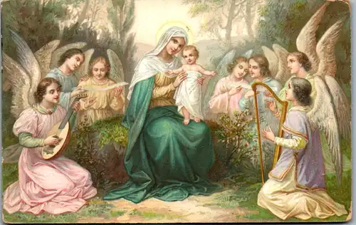 11103 - Christentum - Jungfrau Maria , Jesus - gelaufen 1929
