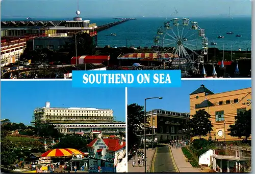 11153 - Großbritannien - Southend Pier , Palace Hotel and the Royals - nicht gelaufen
