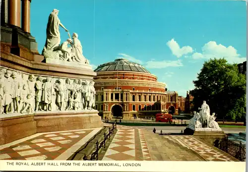 11155 - Großbritannien - London , The Royal Albert Hall from the Albert Memorial - nicht gelaufen