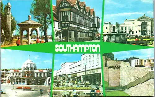 11161 - Großbritannien - Southhampton , Mehrbildkarte - nicht gelaufen